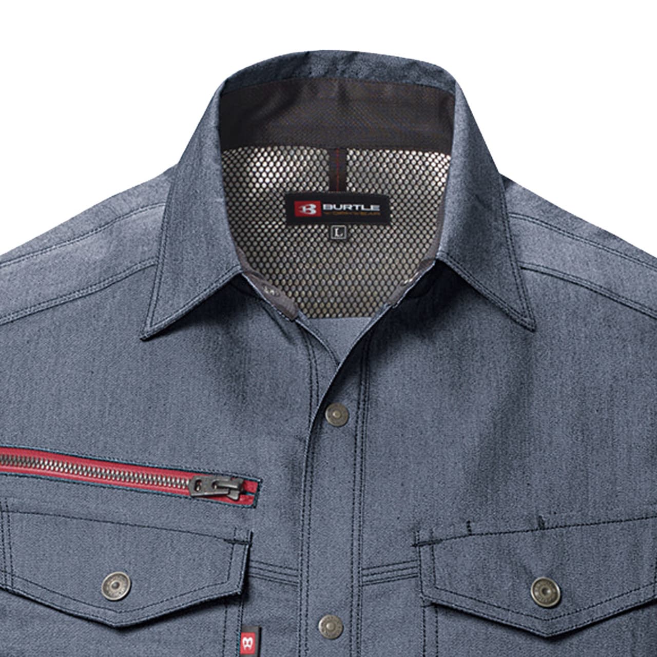 長袖シャツ（ユニセックス）(作業着)の通販-オリジナル/オーダーウェアのカメオカ