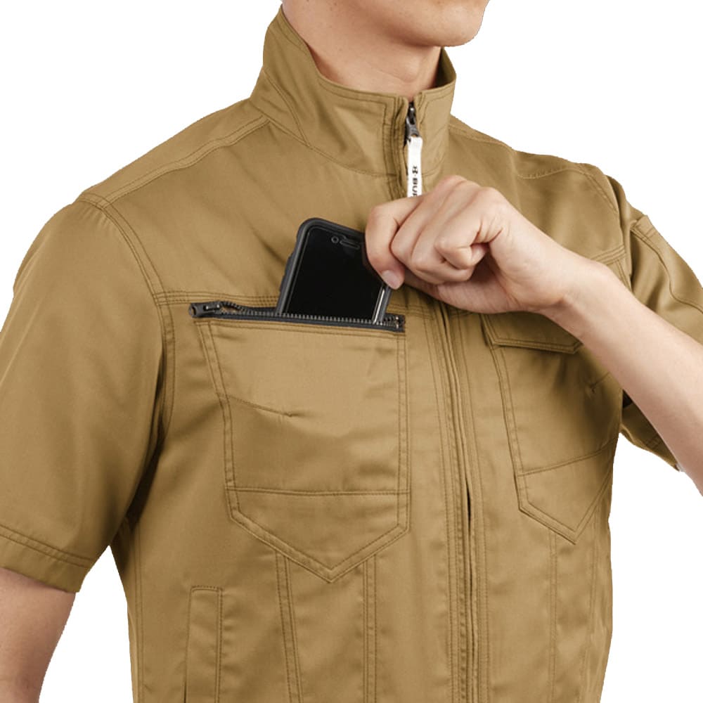 半袖ジャケット（ユニセックス）(作業着)の通販-オリジナル/オーダー 