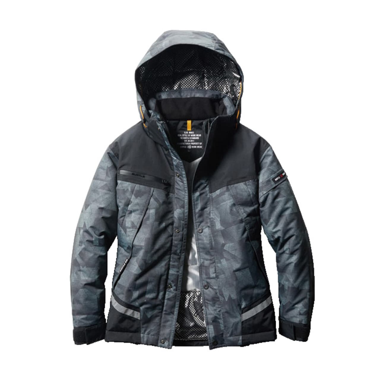 防水防寒ジャケット（大型フード付）（ユニセックス）の通販-オリジナル/オーダーウェアのカメオカ