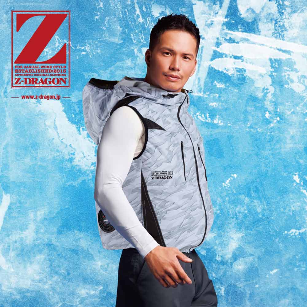 空調服ベスト（フード付き）（作業着）の通販-オリジナル/オーダー