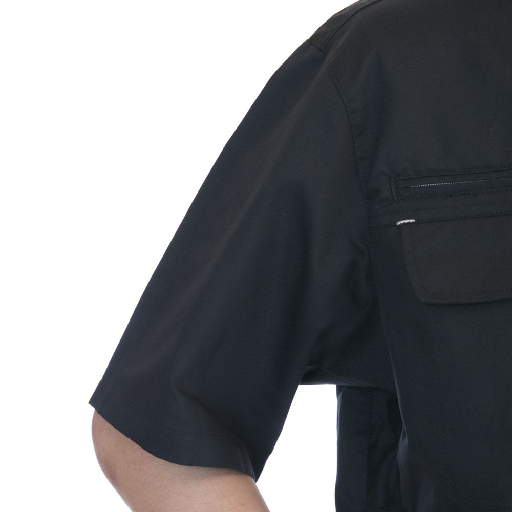 ブルゾン 半袖 メンズ UNIWEAR ユニウェア M-961 日本製生地使用 半袖ブルゾン（男女兼用）の通販-オリジナル/オーダーウェアの