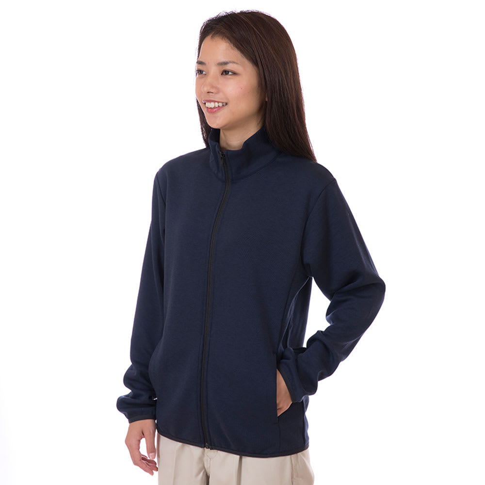 BLUE BLUE レースカゴゾメ ジップジャケット ウイメンズ リフレクスポーツジャケットの通販-オリジナル/オーダーウェアの