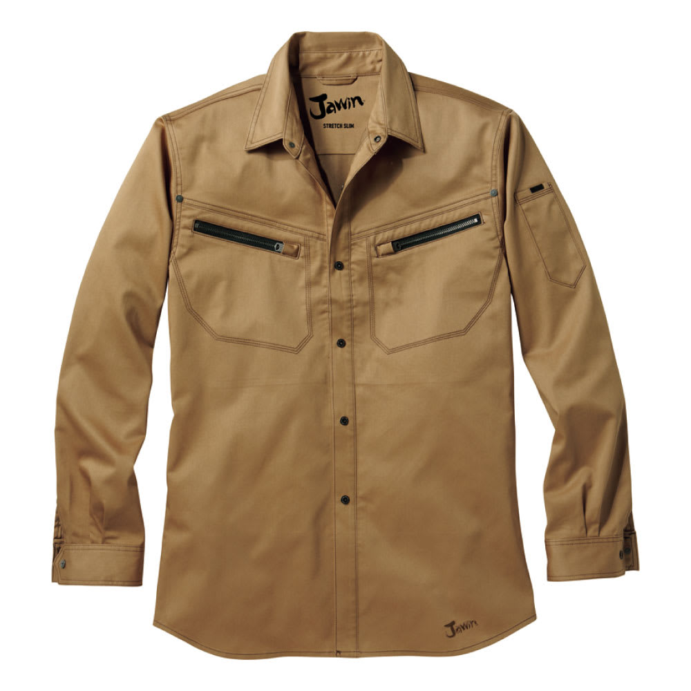 ストレッチ長袖シャツ（作業着）の通販-オリジナル/オーダーウェアの