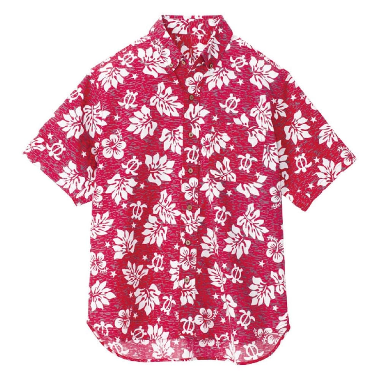 ボタンダウンアロハシャツ(ハワイの夜)(男女兼用)の通販-オリジナル/オーダーウェアのカメオカ